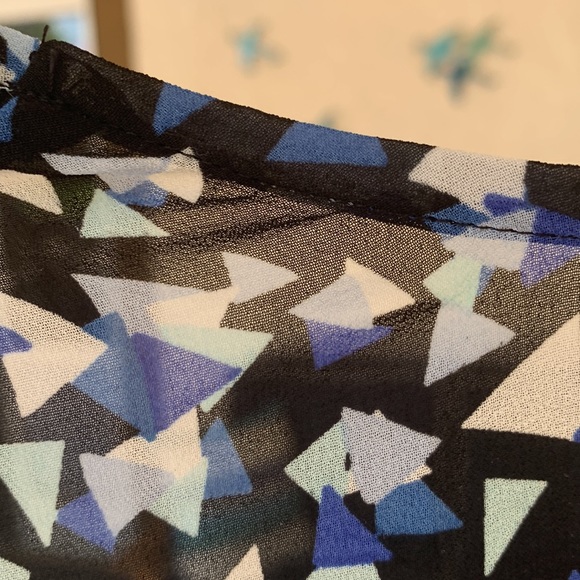 Lane Bryant geometric pattern swim cover up - Picture 6 of 8